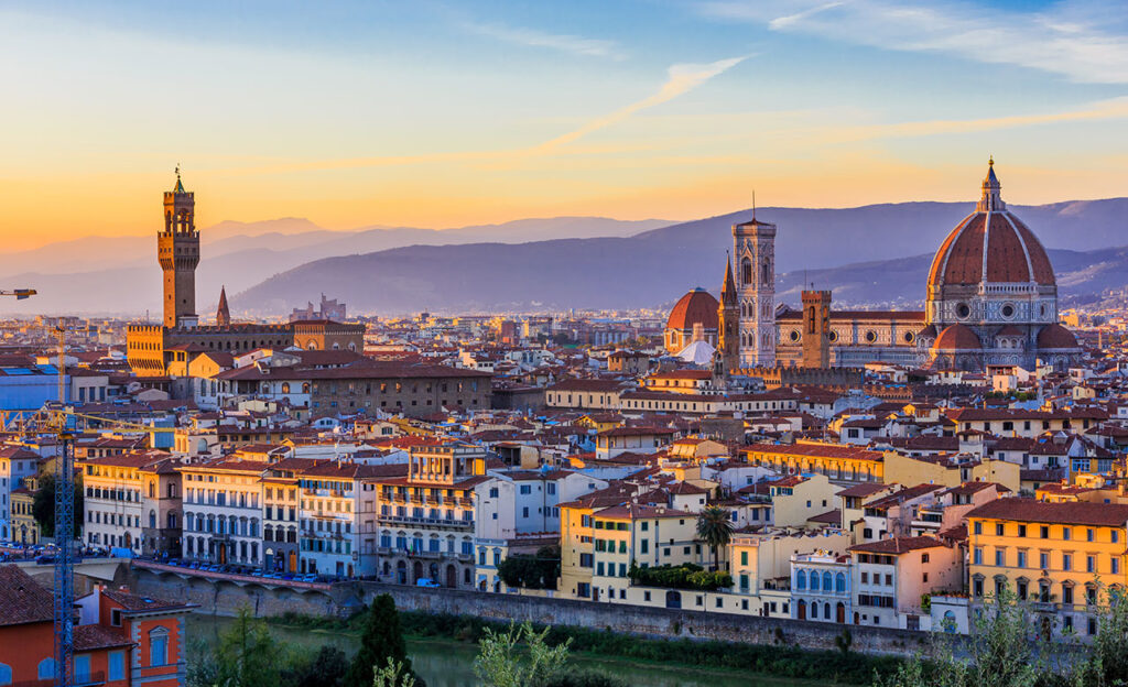 Pesona Kota Florence dari Piazzale Michelangelo Italia